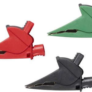 Fluke AC385-RGB Jeu de pinces crocodiles rouge, noir, vert Plage de serrage max.: 36.7 mm 1 set