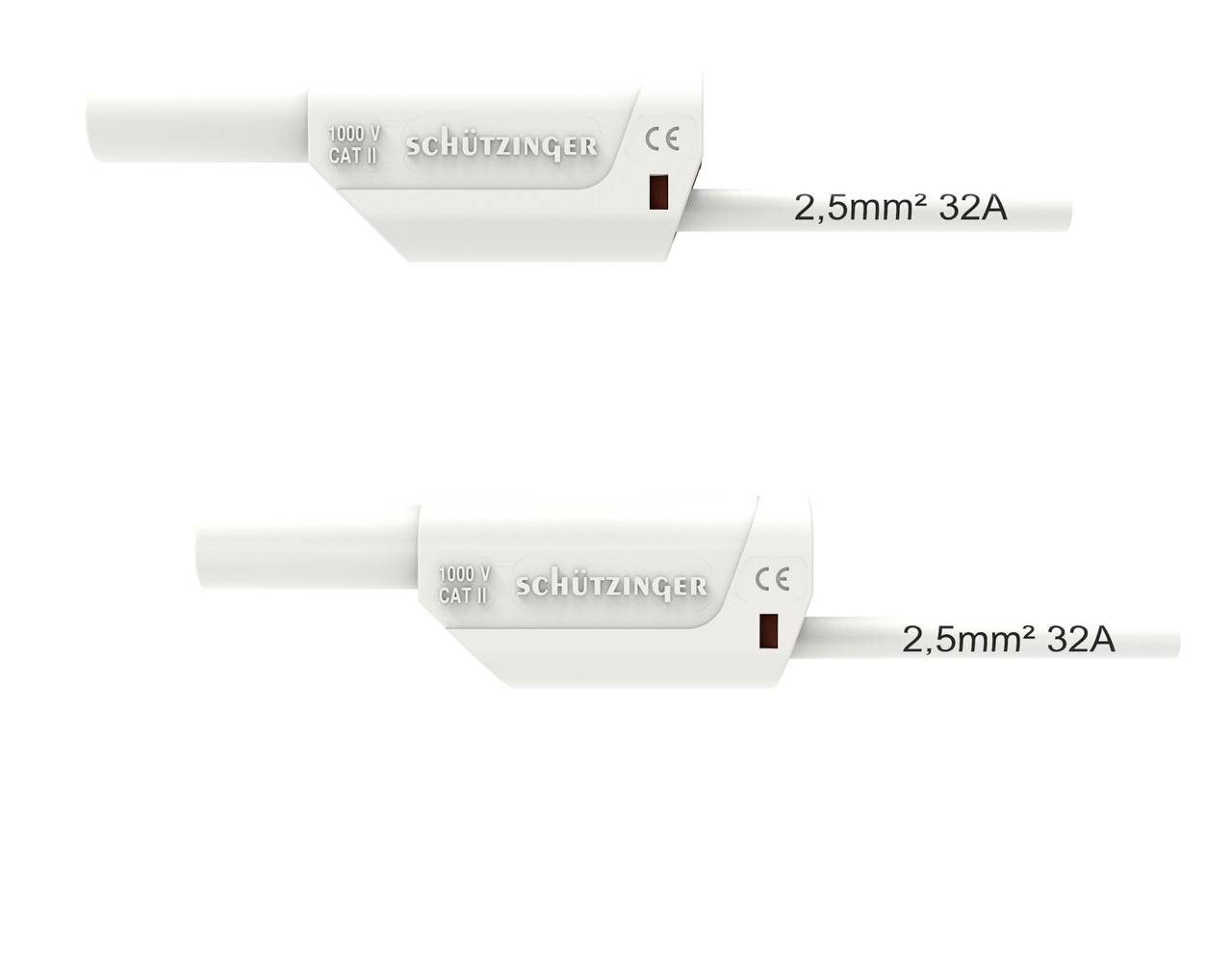 Schützinger VSFK 8501 / 2.5 / 200 / WS Cordon de raccordement 200 cm blanc 1 pc(s)