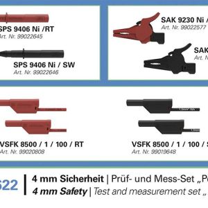 Schützinger SET 9622 Set de cordons de mesure 1 set Schützinger SET 9622 Set de cordons de mesure 1 set