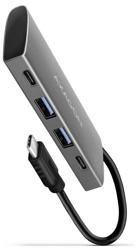 AXAGON HMC-4G2 Hub USB 4 ports USB-C® (avec Power Delivery), USB 3.1 (2è gén.), USB-C® (USB 3.2 Gen 2) USB 3.1 Gen2 10 G