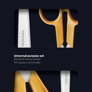 Fiskars 1082450 Ciseaux universels orange