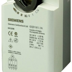 Siemens Servomoteur rotatif pour volet d&rsquo;air BPZ:GQD161.1A BPZ:GQD161.1A 1 pc(s)