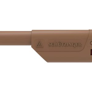Schützinger DI SFK 8500 L Ni / AS / BR Fiche à ressort de sécurité Ø de la broche: 4 mm marron 1 pc(s) Schützinger DI SFK 8500 L Ni / AS / BR Fiche à ressort de sécurité Ø de la broche: 4 mm marron 1 pc(s)