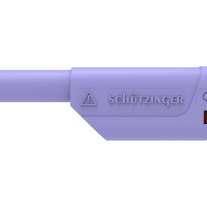 Schützinger DI SFK 8500 L Ni / AS / PVI Fiche à ressort de sécurité Ø de la broche: 4 mm violet 1 pc(s) Schützinger DI SFK 8500 L Ni / AS / PVI Fiche à ressort de sécurité Ø de la broche: 4 mm violet 1 pc(s)