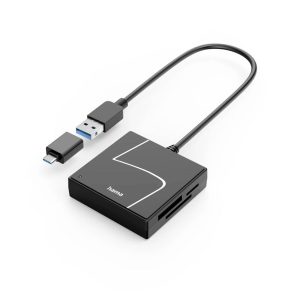 Hama Lecteur de carte mémoire externe USB-C® noir Hama Lecteur de carte mémoire externe USB-C® noir