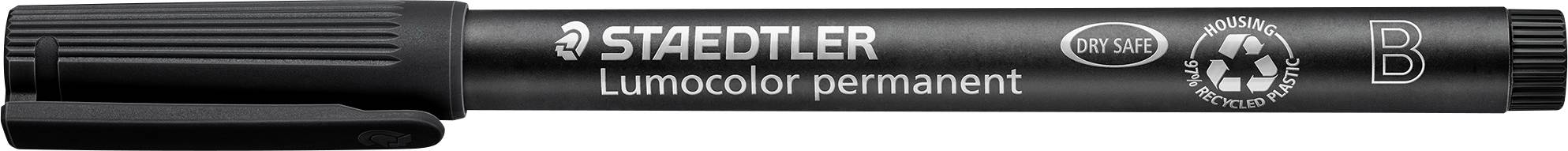 Staedtler Feutre pour transparent Folienstift Lumocolor perm B sw 314-9 noir