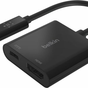 Belkin USB 2.0 Adaptateur [1x USB-C® – 2x HDMI®, USB-C®]