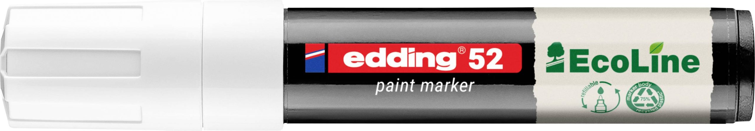 Edding 52 EcoLine 4-52-049 Marqueur peinture blanc 4 mm, 15 mm