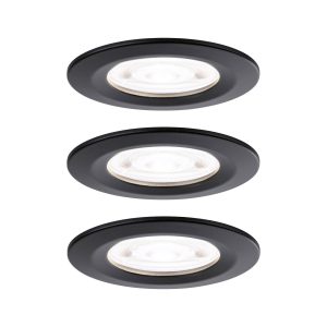 Paulmann 92339 Nova Luminaire à LED encastrable GU10 4.9 W noir (mat) Paulmann 92339 Nova Luminaire à LED encastrable GU10 4.9 W noir (mat)