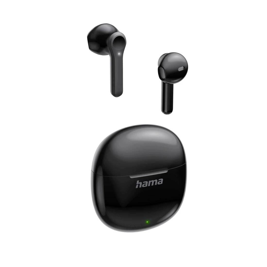 Hama Action One Casque supra-auriculaire Bluetooth noir boîtier de charge téléphone