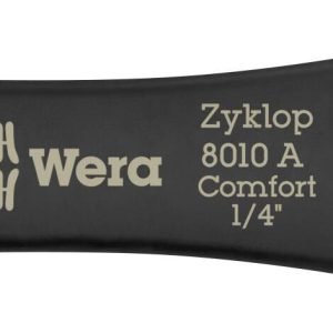 Wera 8010 A Cliquet cyclope métrique 1/4″, 1/4″ (6.3 mm) 05005600001 Wera 8010 A Cliquet cyclope métrique 1/4″, 1/4″ (6.3 mm) 05005600001
