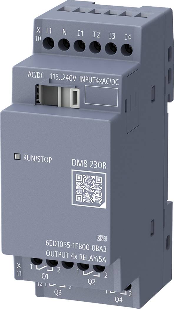 Siemens 6ED1055-1FB00-0BA3 API - Module d'extension 115 V/AC, 115 V/DC, 230 V/AC, 230 V/DC
