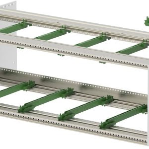 TRU COMPONENTS BGT/X 24380.12 -BN_SET Rack 48,26 cm (19&Prime;) 482.6 x 241.2 x 132.5 aluminium aluminium (nature) 1 pc(s)