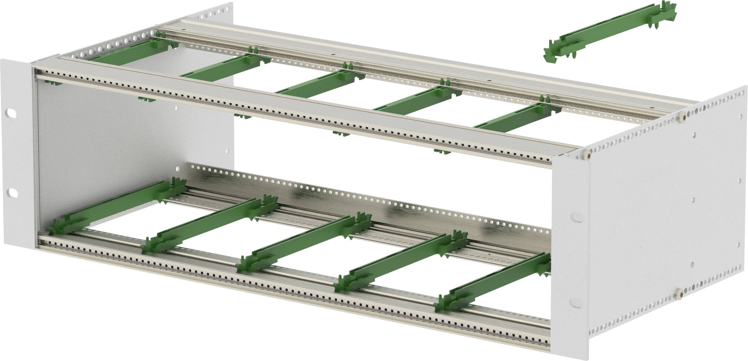 TRU COMPONENTS BGT/X 24380.12 -BN_SET Rack 48,26 cm (19") 482.6 x 241.2 x 132.5 aluminium aluminium (nature) 1 pc(s)