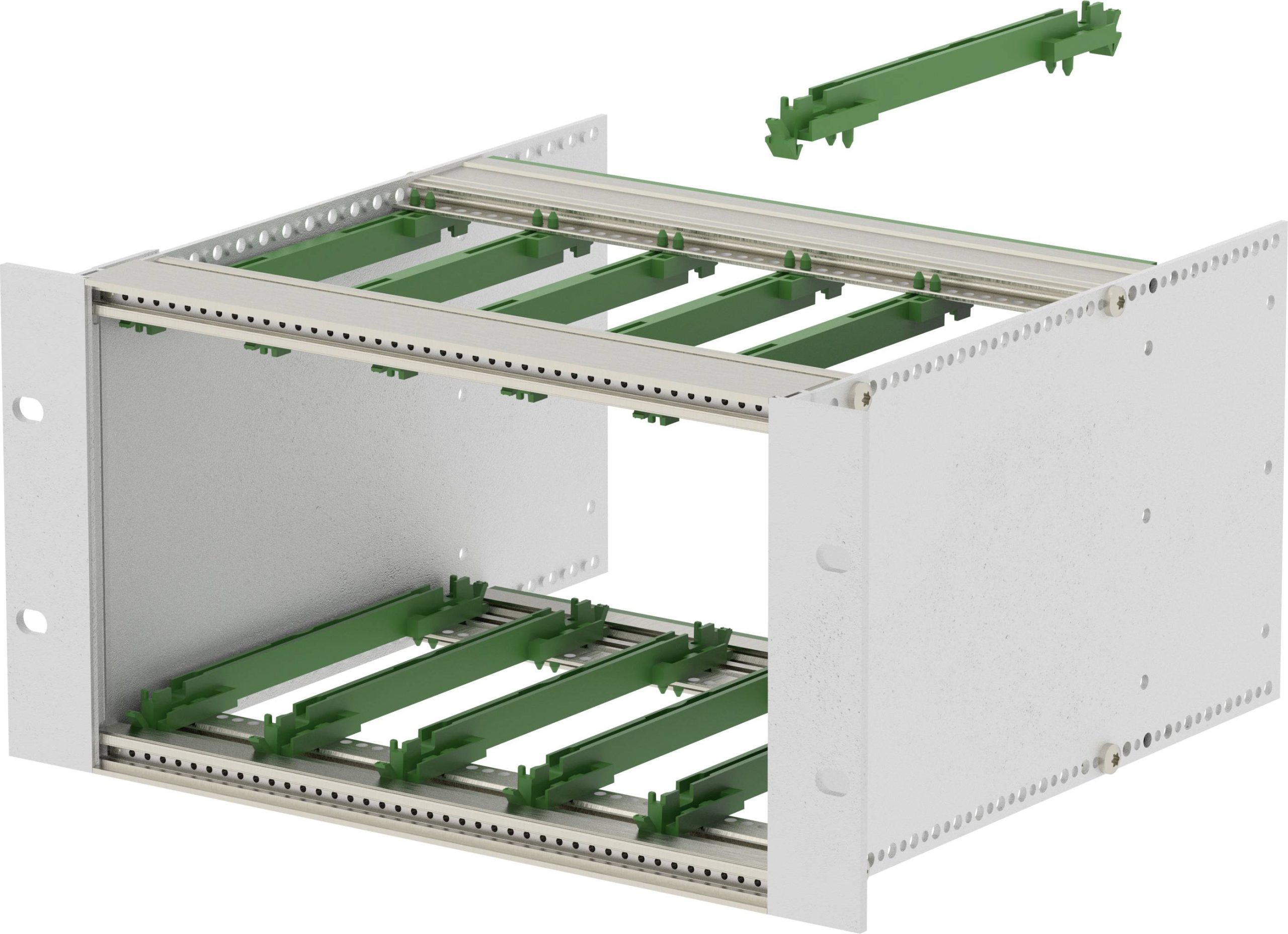 TRU COMPONENTS BGT/X 24340.PI-BN_SET Rack 48,26 cm (19") 269.24 x 241.2 x 132.5 aluminium aluminium (nature) 1 pc(s)