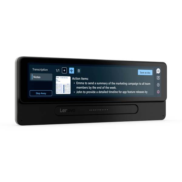 Affichage tête haute pour PC portable Lenovo MagicBay HUD 1424 x 280 pixels