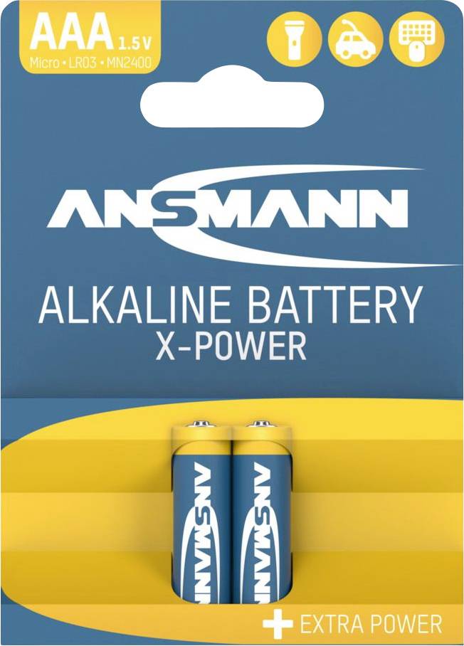 Ansmann X-Power Pile LR3 (AAA) 1.5 V 2 pc(s)
