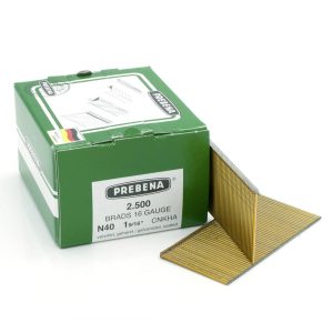 Prebena N40CNKHA Set de clous pour cloueur Longueur 40 mm 2500 pc(s) Prebena N40CNKHA Set de clous pour cloueur Longueur 40 mm 2500 pc(s)
