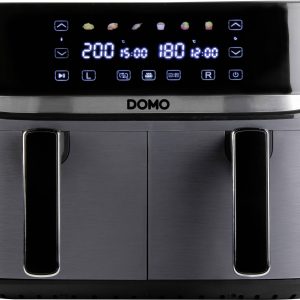 DOMO Friteuse à air chaud 2850 W noir, argent
