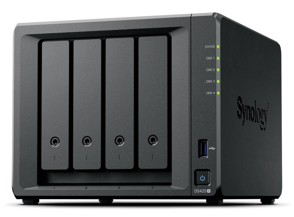 Serveur NAS Synology 0 TB 4 baie DS425+