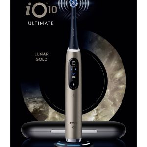 Braun Bra Oral-B iO Series 10 UltimateLunar Gold 17398125 Brosse à dents électrique noir Braun Bra Oral-B iO Series 10 UltimateLunar Gold 17398125 Brosse à dents électrique noir