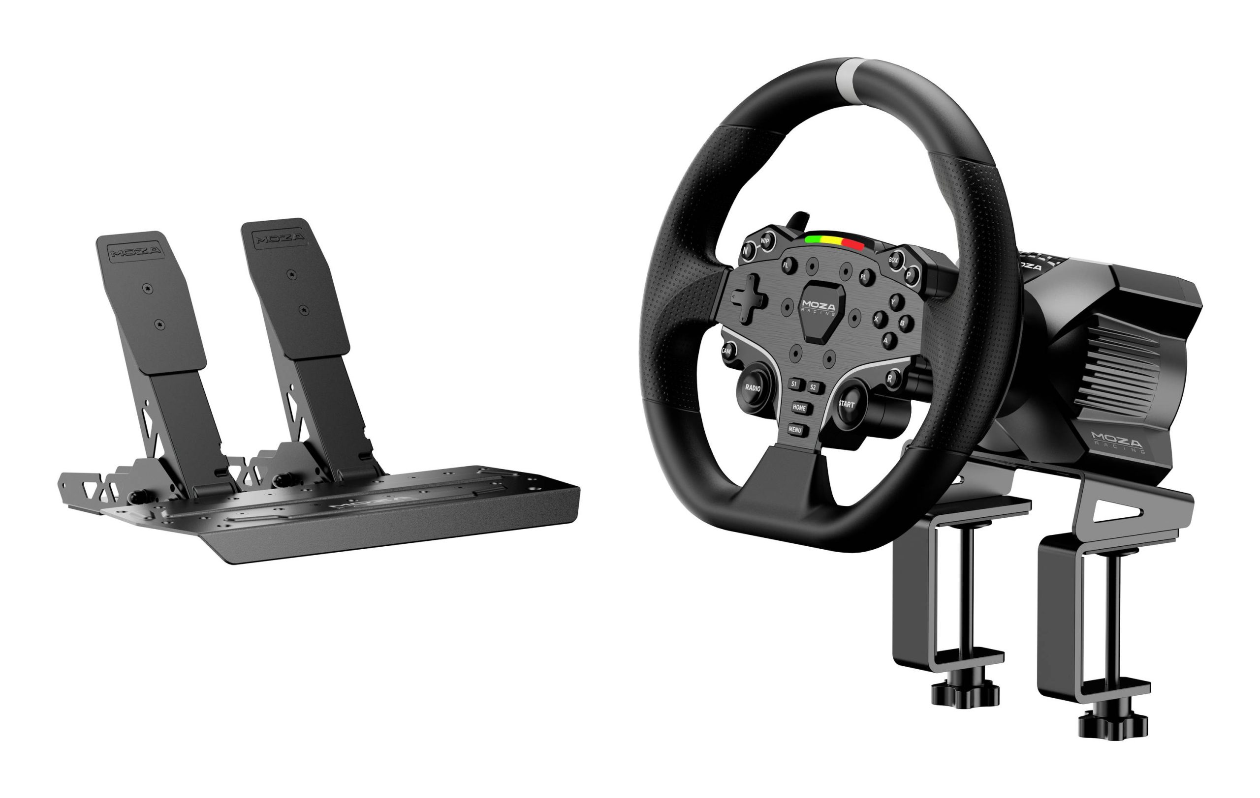 MOZA R3 Racing Bundle for PC Jeu de volant et de pédales PC noir