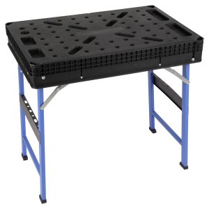 STARX 48.101.25 Établi pliant noir/bleu