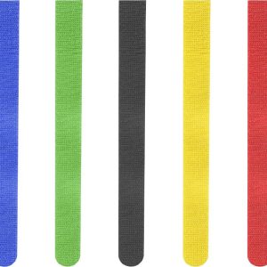 Hama Serre-câbles autoadhésif Nylon® rouge, bleu, jaune, vert, noir flexible (L x l) 215 mm x 16 mm 5 pc(s) 00221004 Hama Serre-câbles autoadhésif Nylon® rouge, bleu, jaune, vert, noir flexible (L x l) 215 mm x 16 mm 5 pc(s) 00221004