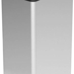 Curver 213298 Poubelle 40 l (l x H x P) 250 x 610 x 420 mm argent, noir 1 pc(s)