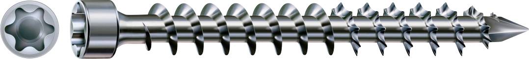 SPAX 1221010801605 Assortiment de vis à tête cyclindrique 8 mm 160 mm T-STAR plus acier 50 pc(s)
