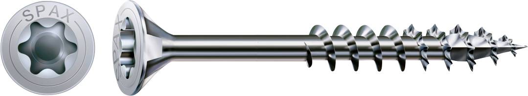 SPAX 0191010400503 Vis à tête fraisée 4 mm 50 mm T-STAR plus acier 200 pc(s)