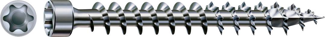 SPAX 1211010601205 Assortiment de vis à tête cyclindrique 6 mm 120 mm T-STAR plus acier 100 pc(s)