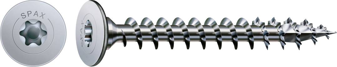 SPAX 0151010400163 Vis pour parois arrières 4 mm 16 mm T-STAR plus acier 300 pc(s)