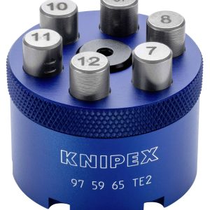Knipex 97 59 65 TE2 Support de contact pour contacts tournés 0.14 à 6 mm² Knipex 97 59 65 TE2 Support de contact pour contacts tournés 0.14 à 6 mm²