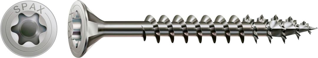 SPAX 1197000400603 Vis à tête fraisée 4 mm 60 mm T-STAR plus acier inoxydable (antirouille) 100 pc(s)