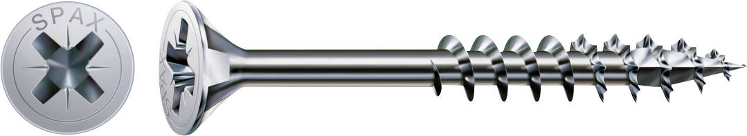 SPAX 1081010501005 Vis à tête fraisée 5 mm 100 mm acier 200 pc(s)