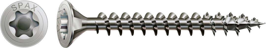 SPAX 1197000450503 Vis à tête fraisée 4.5 mm 50 mm T-STAR plus acier inoxydable (antirouille) 200 pc(s)