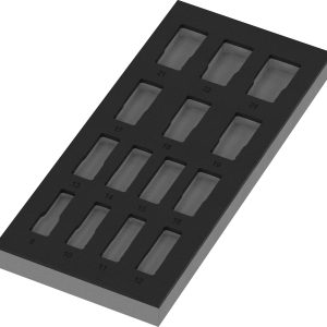 Wera 05137317001 9828 Insert en mousse (L x l x H) 342 x 172 x 30 mm Wera 05137317001 9828 Insert en mousse (L x l x H) 342 x 172 x 30 mm