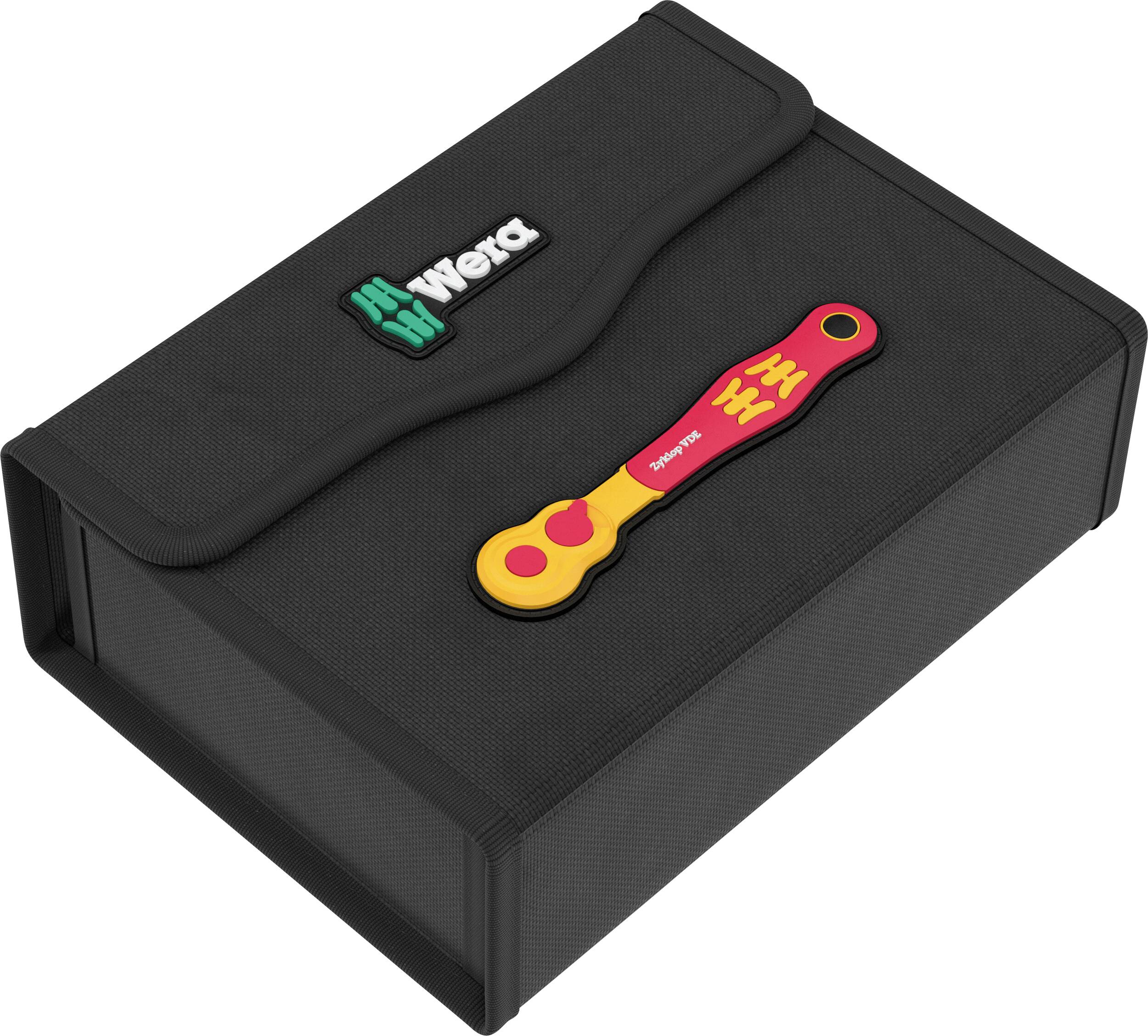 Wera 9586 05136558001 pour électricien, pour professionnels, clé à cliquet, VDE Sacoche à outils non équipée (L x l x H)