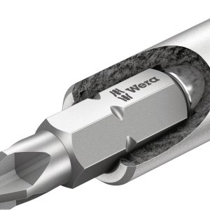 Wera 893/1/1 Porte-embout magnétique 75 mm 1/4&Prime; (6.3 mm)