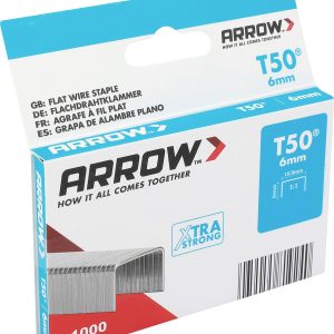 Arrow Tool Group 819240 Agrafes fil plat Type 50 1000 pc(s) Arrow Tool Group 819240 Agrafes fil plat Type 50 1000 pc(s)
