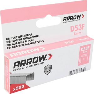 Arrow Tool Group 385356 Agrafes fil plat 500 pc(s) Arrow Tool Group 385356 Agrafes fil plat 500 pc(s)