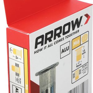 Arrow Tool Group 762966 Ecrou à sertir en aveugle (Ø x L) 9 mm x 15 mm M6 aluminium aluminium aluminium RN M6 9 x15 ALU Arrow Tool Group 762966 Ecrou à sertir en aveugle (Ø x L) 9 mm x 15 mm M6 aluminium aluminium aluminium RN M6 9 x15 ALU