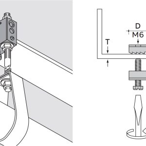 ABB E-Klips FH-107 Trägerklammer waagrecht Pince à visser 19.5 mm Acier à ressort 7TCA084030R1210 100 pc(s) (Ø x L) 10.7 ABB E-Klips FH-107 Trägerklammer waagrecht Pince à visser 19.5 mm Acier à ressort 7TCA084030R1210 100 pc(s) (Ø x L) 10.7