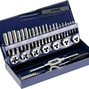 Cimco 203930 Kit de taraudage HSS métrique M3, M4, M5, M6, M8, M10, M12