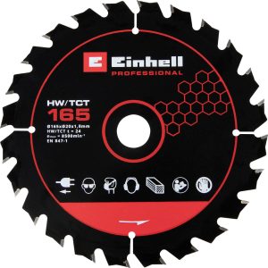Einhell TCT SAWBL.M-THIN 165×20 24T-P Lame de scie Einhell TCT SAWBL.M-THIN 165×20 24T-P Lame de scie