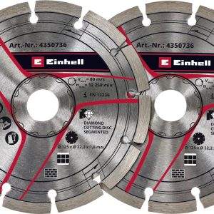 Disque à tronçonner diamanté Einhell 4350736 Diamètre 125 mm Disque à tronçonner diamanté Einhell 4350736 Diamètre 125 mm