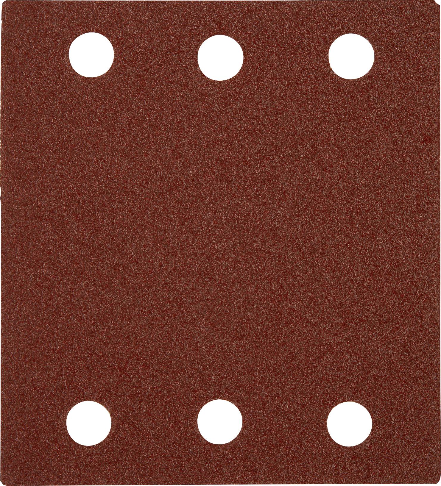 Einhell 4460733 Papier abrasif pour ponceuse vibrante (L x l x H) 102 x 114 x 1 mm 1 set