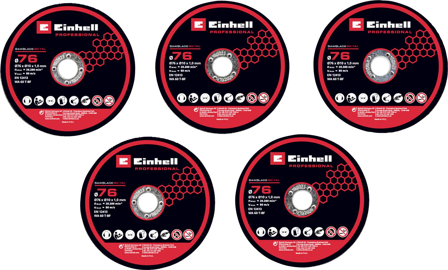 Einhell 4440471 Disque à tronçonner 76 mm 1 set