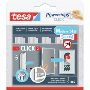 tesa Powerstrips CLICK tesa powerstrips CLICK slim – tampons adhésifs auto-agrippants pour cliquer sur des cadres photo Outillage & atelier »>Colles, adhésifs & bandes auto-agrippantes Fixations adhésives Crochets adhésifs tesa Powerstrips CLICK tesa powerstrips CLICK slim – tampons adhésifs auto-agrippants pour cliquer sur des cadres photo Outillage & atelier »>Colles, adhésifs & bandes auto-agrippantes Fixations adhésives Crochets adhésifs